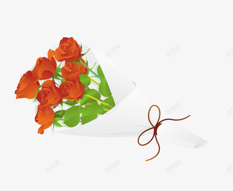 文艺清新花草海报装饰玫瑰花png免抠素材_新图网 https://ixintu.com 小清新花草装饰 文艺花草PPT制作 植物插画 海报设计 玫瑰花 花草包装礼盒 花草插画 花草装饰