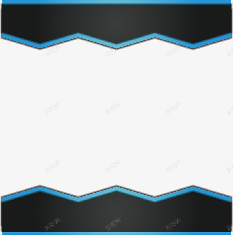 深灰色锯齿边框png免抠素材_新图网 https://ixintu.com 深灰色 深灰色边框 矢量png 蓝色边框 锯齿 锯齿边框