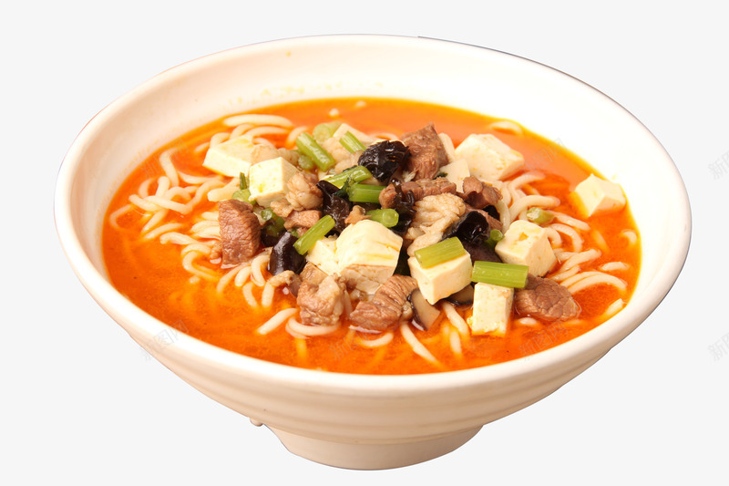 西红柿肉丝面png免抠素材_新图网 https://ixintu.com 西红柿汤面 豆腐木耳 面条 面食