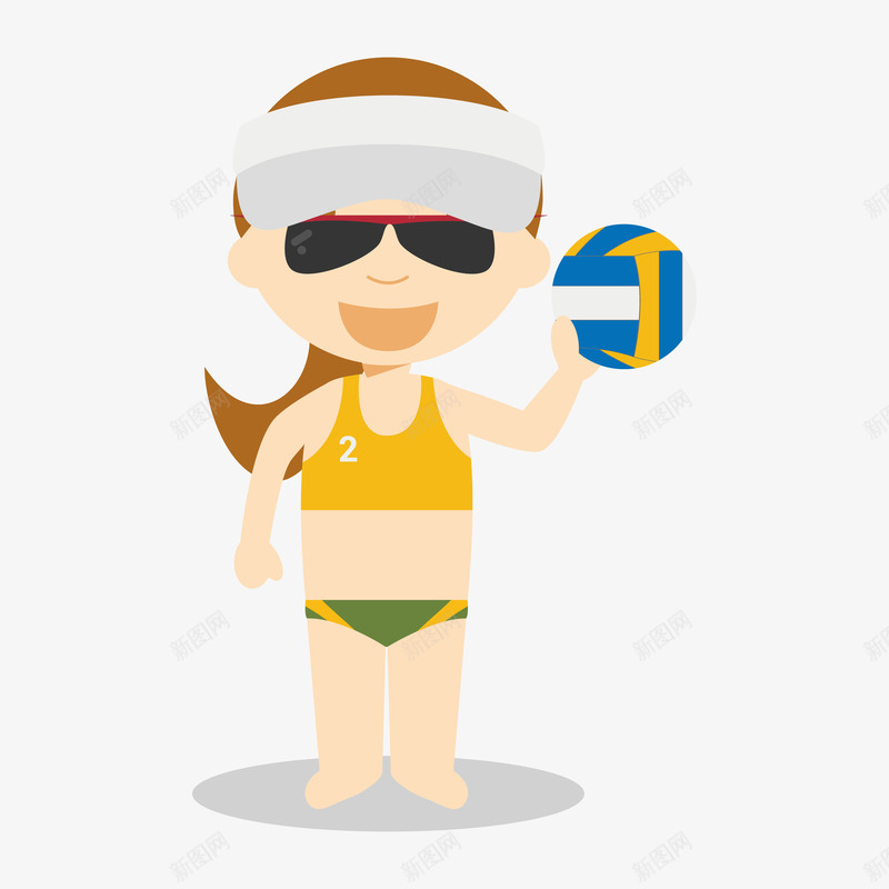 排球性感女孩png免抠素材_新图网 https://ixintu.com 图片 女孩 性感 排球