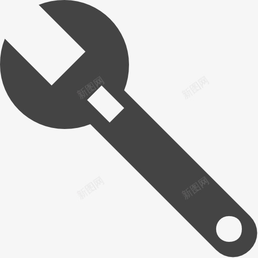 扳手图标png_新图网 https://ixintu.com 安装 工具 改造 维修 设置