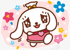 卡通小狗png免抠素材_新图网 https://ixintu.com 卡通 小狗 心花怒放