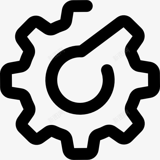 设置图标png_新图网 https://ixintu.com UI 器皿 工具 设置 配置 齿轮
