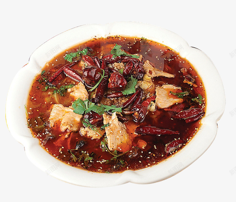 水煮鱼png免抠素材_新图网 https://ixintu.com 小炒 水煮鱼片 美味 菜单 菜谱 鱼 鱼招牌 鱿鱼 麻辣鱼