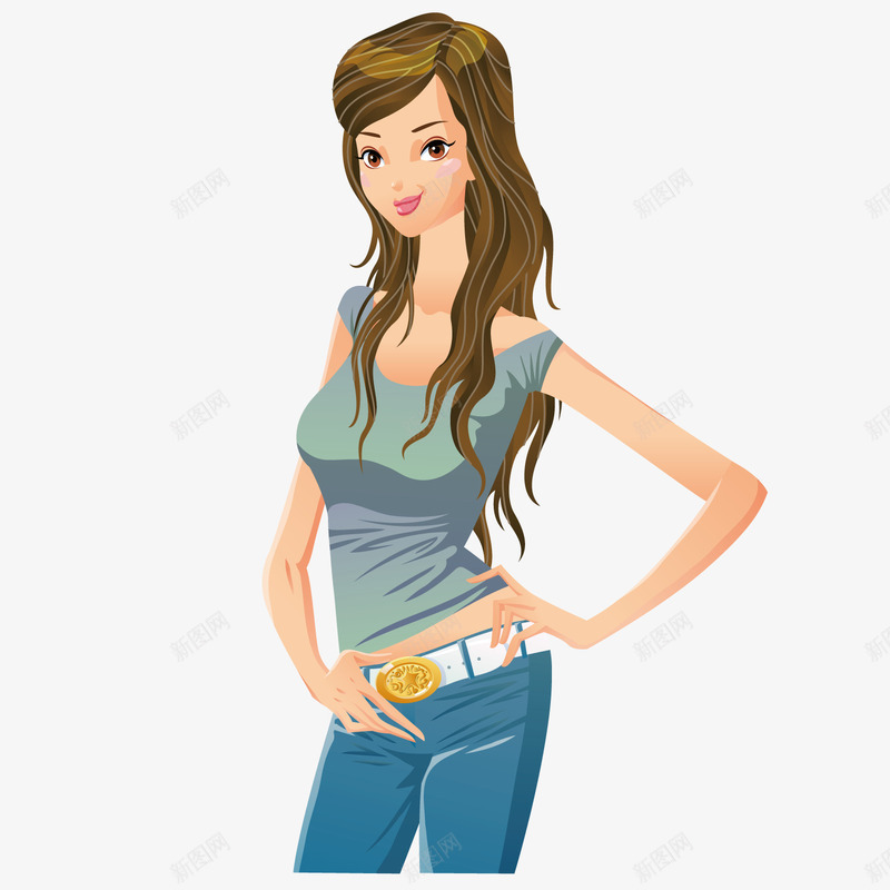 性感美女矢量图ai免抠素材_新图网 https://ixintu.com 人物 卡通 妖娆美女 性感美女 时尚美女 矢量图
