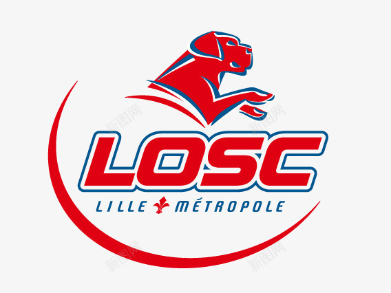 法甲球队队徽png免抠素材_新图网 https://ixintu.com Lille OSC 法甲标志 法甲球队队徽 法甲里尔队徽 矢量标志