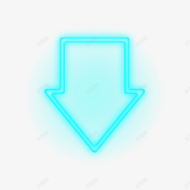 绿色的霓虹灯箭头png免抠素材_新图网 https://ixintu.com 免抠图 效果图 箭头 绿色箭头 装饰图 装饰画 霓虹灯
