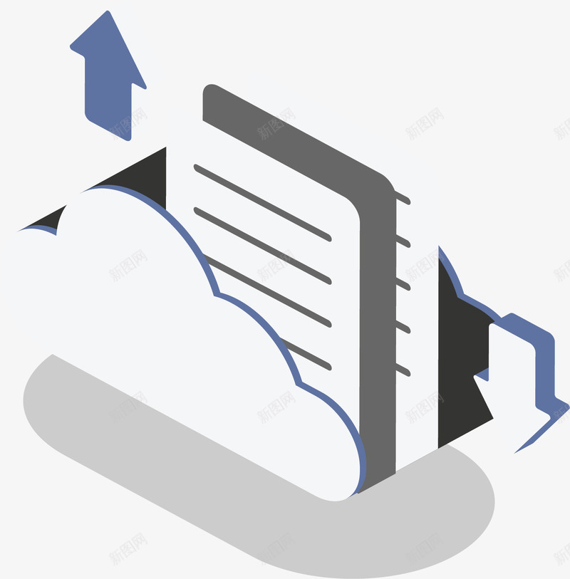 互联网云数据存储矢量图ai免抠素材_新图网 https://ixintu.com 云存储 云数据 云计算 互联网 矢量png 网络数据 矢量图
