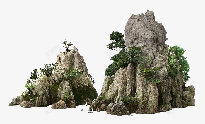 假山实景元素png免抠素材_新图网 https://ixintu.com 假山 元素 实景