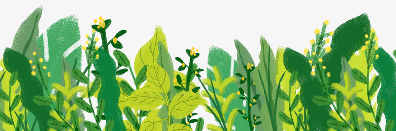 夏日小清新文艺绿植插画插图png免抠素材_新图网 https://ixintu.com 夏日 小清新 插画 文艺 植物插图 绿植 草 野花