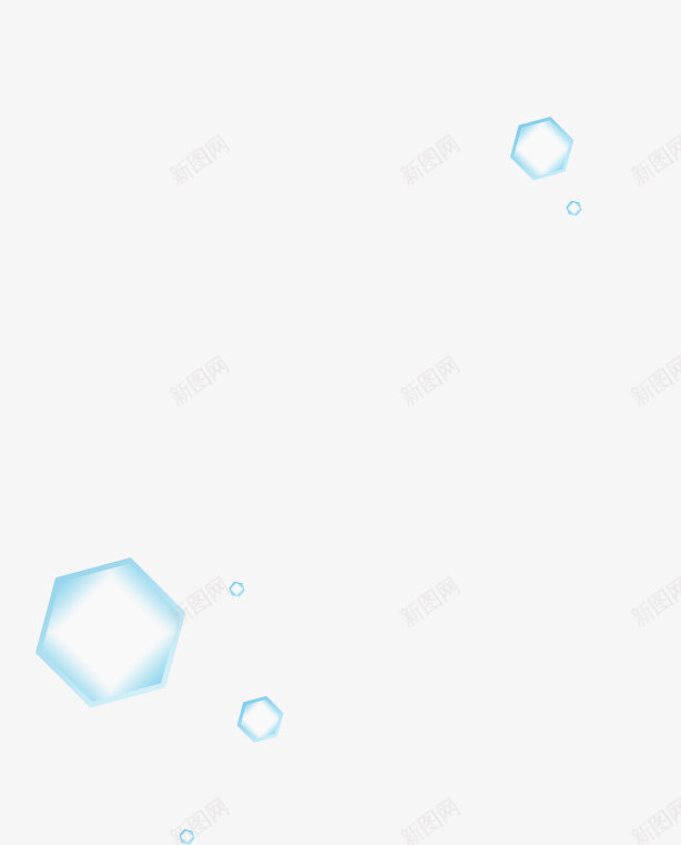 蓝色艺术水泡漂浮png免抠素材_新图网 https://ixintu.com 水泡 漂浮 艺术 蓝色