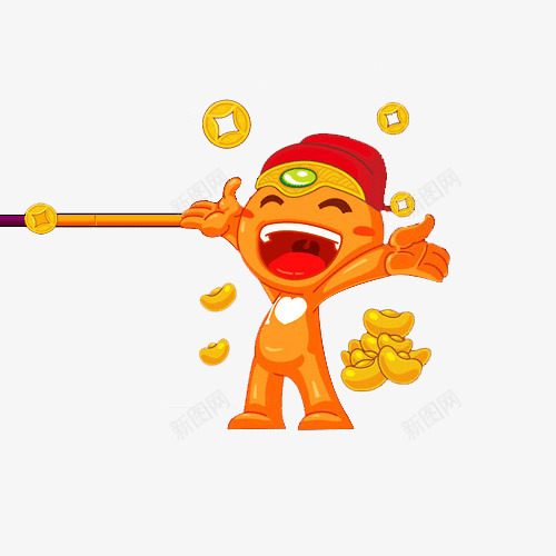 金币卡通人物png免抠素材_新图网 https://ixintu.com 元宝 卡通人物 现金 现金流 美元 财富 金币 金融 金钱 钱