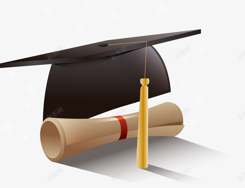 手绘学位png免抠素材_新图网 https://ixintu.com 学位 学历 手绘 文凭