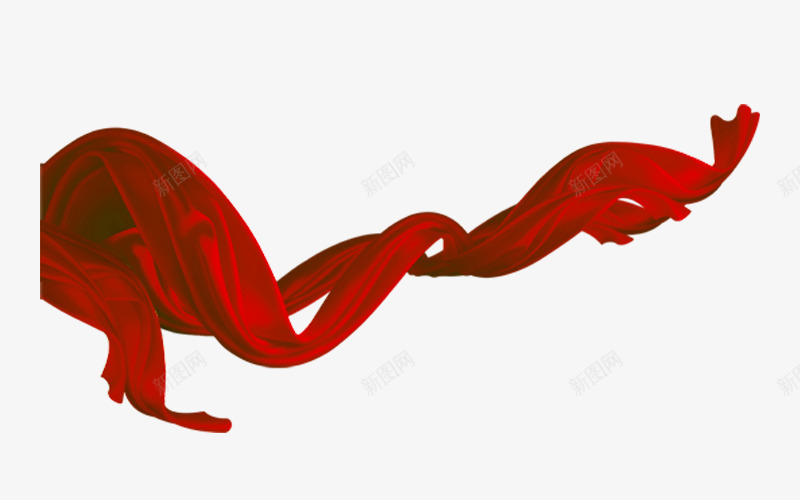 中国风红绸png免抠素材_新图网 https://ixintu.com 新图网 红色 绸布 绸带