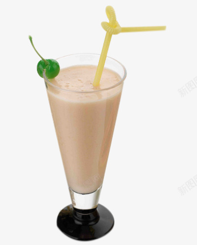 一杯奶茶png免抠素材_新图网 https://ixintu.com 吸管 奶茶 杯子