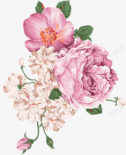 紫粉色的花png免抠素材_新图网 https://ixintu.com 七夕元素 平面 树叶 淘宝 绿化 自然 艺术 设计