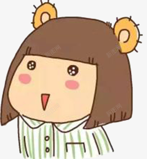 犯花痴妹妹png免抠素材_新图网 https://ixintu.com 人物 女孩 小妹妹 犯花痴 花痴