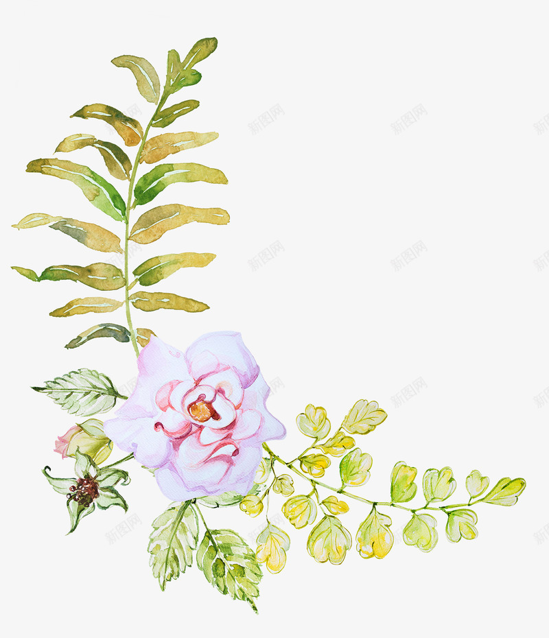文艺清新花草花环海报装饰png免抠素材_新图网 https://ixintu.com 小清新花草装饰 文艺花草PPT制作 植物插画 海报设计 花环 花草包装礼盒 花草插画 花草装饰