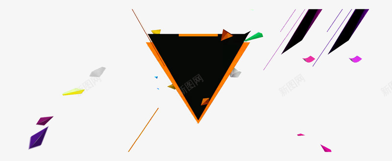 飘浮几何png免抠素材_新图网 https://ixintu.com 三角 三角形 不规则图形飘浮 几何 彩色 淘宝素材 立体多边形 线条 菱形 飘浮 飘浮素材
