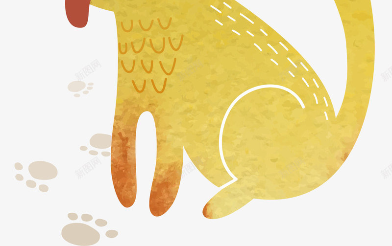 2018狗年卡通小狗装饰图案png免抠素材_新图网 https://ixintu.com 2018 卡通手绘 清新 狗年 矢量图案 装饰图案