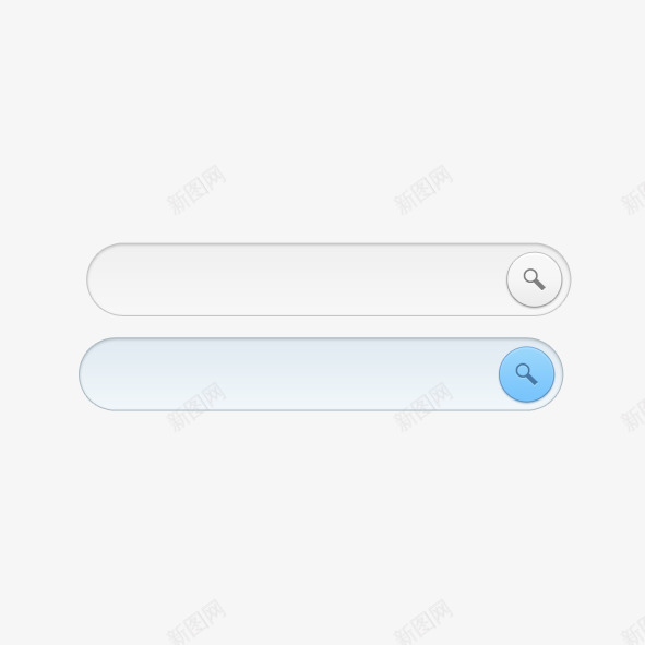 简约网站搜索框psd免抠素材_新图网 https://ixintu.com 搜索框 简约 网站 蓝色按钮