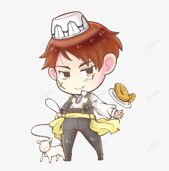 遛狗的小男孩png免抠素材_新图网 https://ixintu.com 人物 小男孩 遛狗 酷