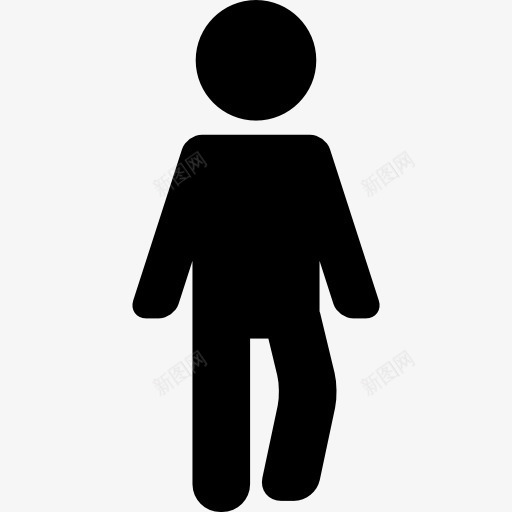 人与RightKneeVend图标png_新图网 https://ixintu.com 人 男 男人 男孩 站着 站起来 膝盖