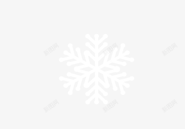 雪花png免抠素材_新图网 https://ixintu.com 冬天 圣诞 小清新 梦幻 白色雪花