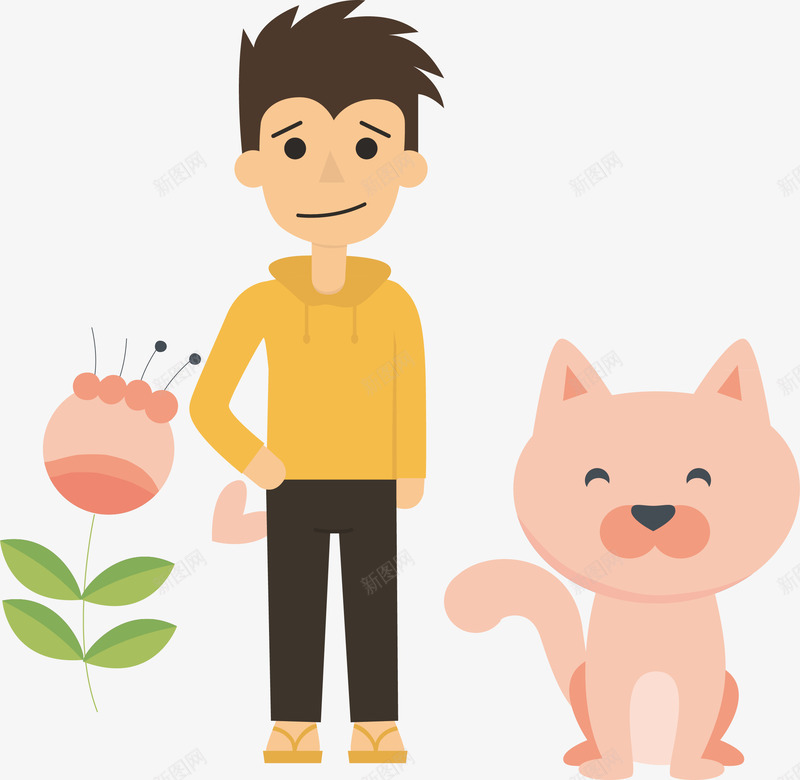 卡通小人和动物剪影png免抠素材_新图网 https://ixintu.com 人和动物 人和动物手拉手 卡通小人和动物剪影 卡通超人和动物 坚果人和动物 手绘人和动物 拟人和动物运动 说话的人和动物