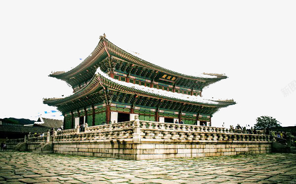 首尔景福宫勤政殿png免抠素材_新图网 https://ixintu.com 旅游景点 著名建筑