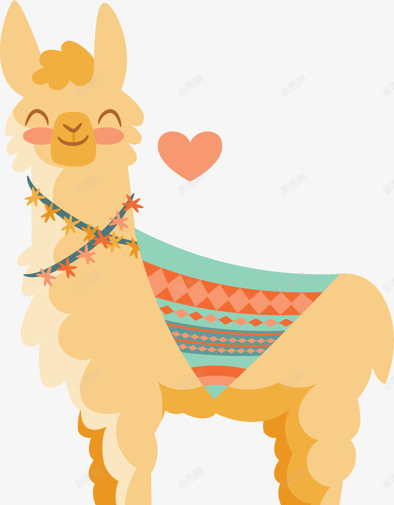 笑眯眯的可爱羊驼矢量图ai免抠素材_新图网 https://ixintu.com 卡通羊驼 可爱羊驼 矢量png 矢量图 笑眯眯 笑眯眯羊驼 羊驼 骆驼科生物