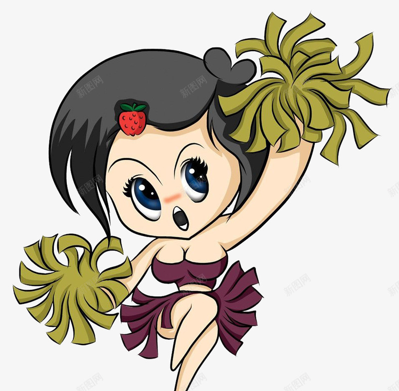 热情活泼美少女草裙舞png免抠素材_新图网 https://ixintu.com 免抠 卡通版 夏威夷草裙舞 热情活泼 简笔画 美少女 草裙舞