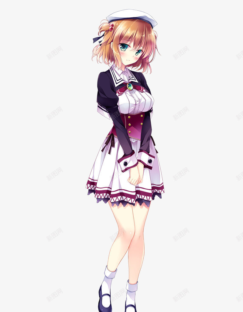 美少女png免抠素材_新图网 https://ixintu.com 卡通 漫画 美少女