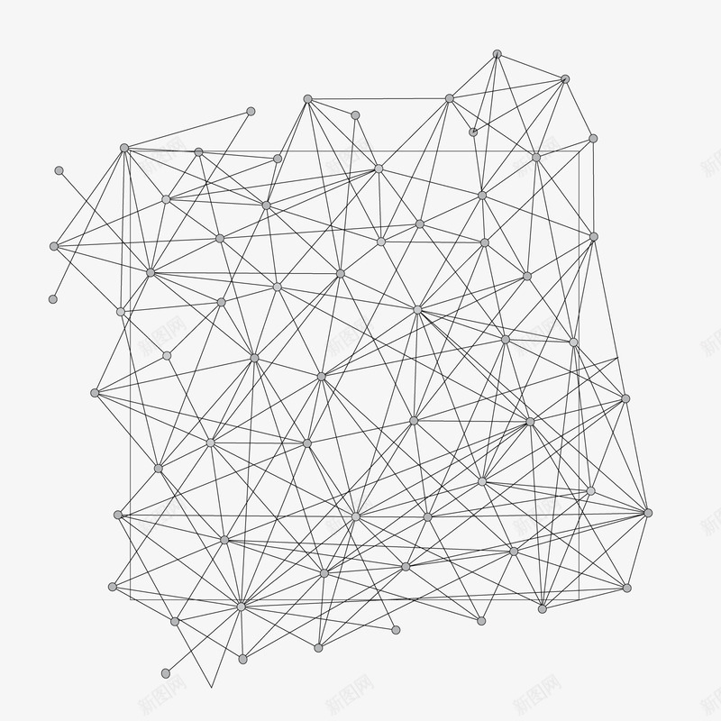 三角不规则紧密空间透视网格png免抠素材_新图网 https://ixintu.com 三角 不规则 空间 紧密 透视网格