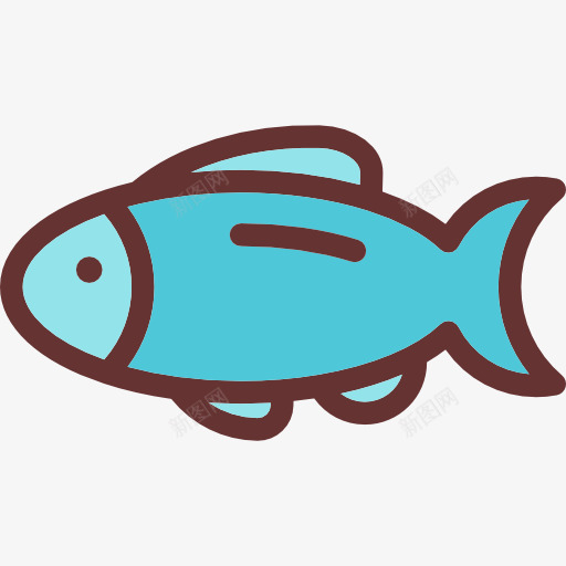 鱼图标png_新图网 https://ixintu.com 动物 水产 海洋 海洋生命水族馆 鱼