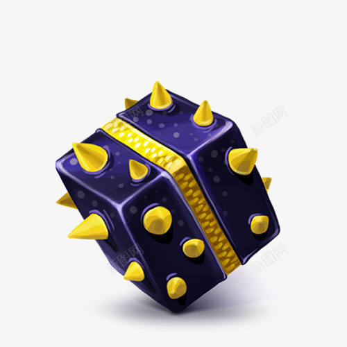 带刺的方框可爱魔力盒子图标png_新图网 https://ixintu.com 可爱 图标 带刺 方框 盒子 魔力