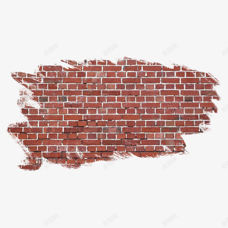 做旧风格红色砖块墙体png免抠素材_新图网 https://ixintu.com 做旧 墙体 外墙 砖块 红砖