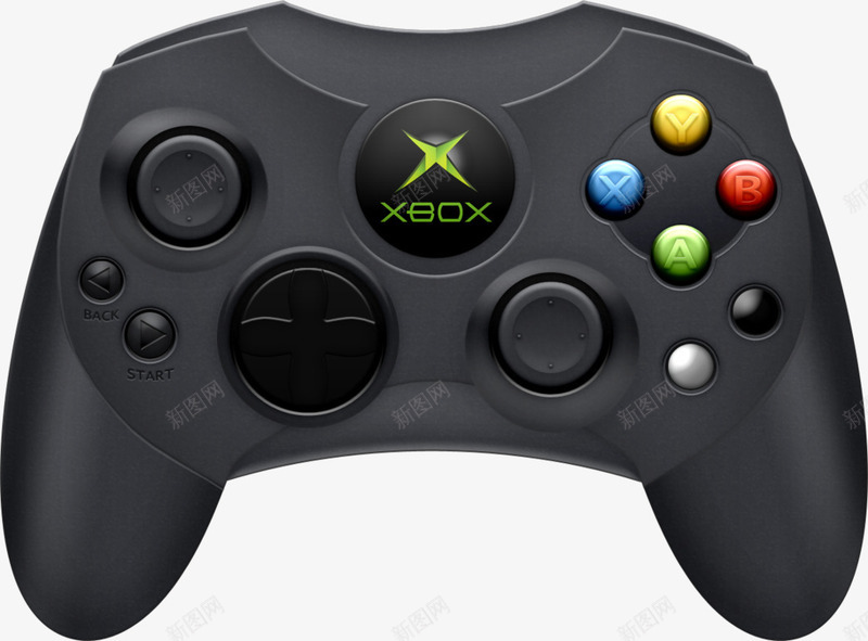 xbox游戏遥控机图png免抠素材_新图网 https://ixintu.com xbox 手拿 无线 游戏 遥控机 高清图像 黑色