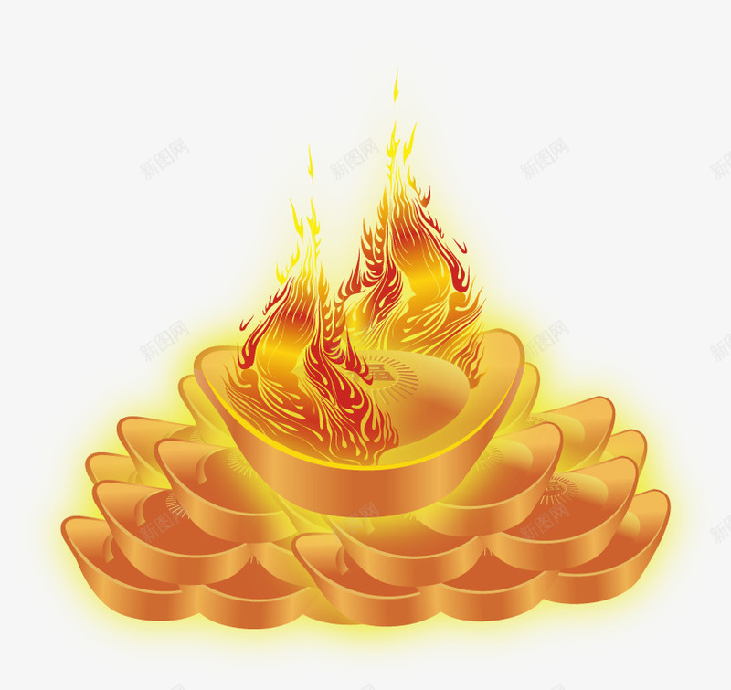 金元宝装饰淘宝元宝矢png免抠素材_新图网 https://ixintu.com 金元宝装饰淘宝素材元宝矢量素材