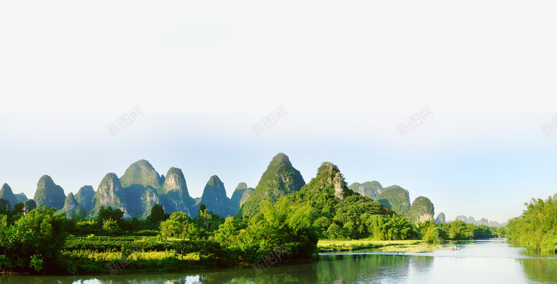 青山绿水美景png免抠素材_新图网 https://ixintu.com 清澈 绿水 青山 风景