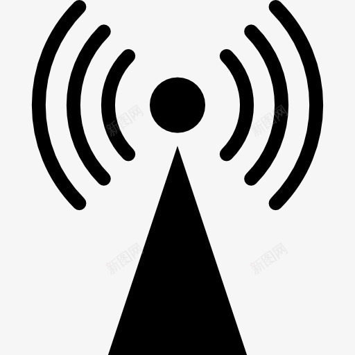 WiFi信号接口符号图标png_新图网 https://ixintu.com WiFi 信号 基本图标 界面 符号