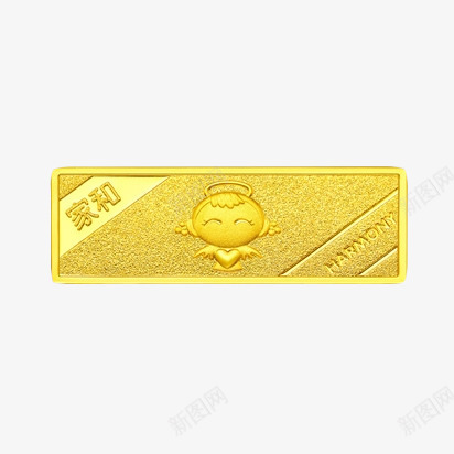 周大福家和金条png免抠素材_新图网 https://ixintu.com 产品实物 周大福 家和 金条 金钞 黄金