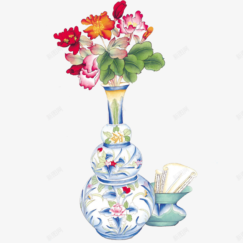 国画png免抠素材_新图网 https://ixintu.com 兰花 国画花组合 国画花组合模板下载 国画花组合素材下载 源文件库 牡丹 竹子 荷花