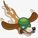 飞行员小狗图标png_新图网 https://ixintu.com dog 狗
