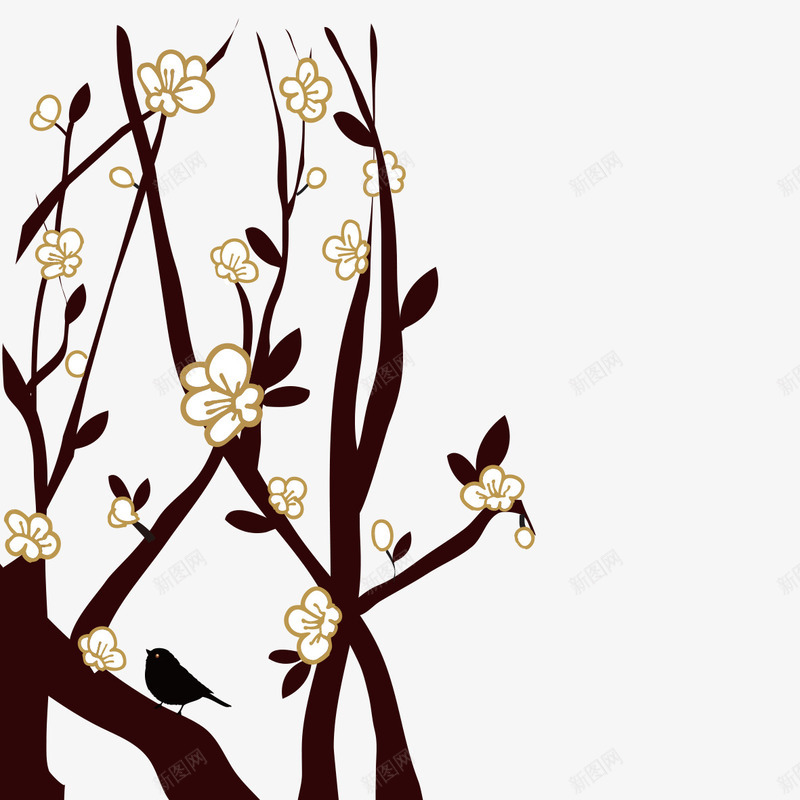 手绘木棉花图案png免抠素材_新图网 https://ixintu.com 图案 手绘 手绘木棉花图案 木棉花 木棉花树 棉花
