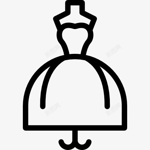 婚纱图标png_新图网 https://ixintu.com 优雅 新娘femenine 时尚 服装 魅力