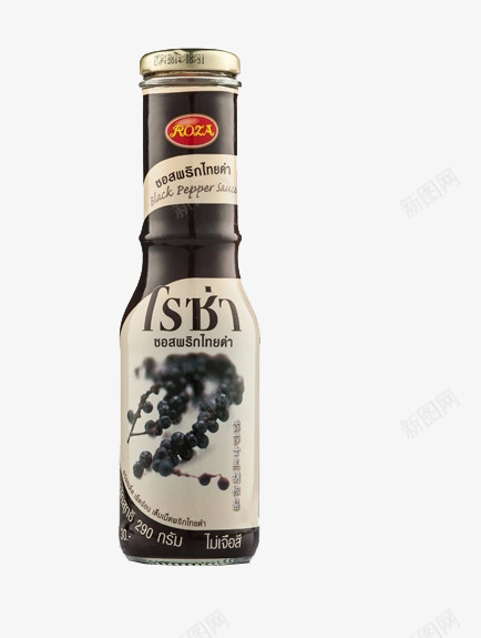 风味黑胡椒汁png免抠素材_新图网 https://ixintu.com 品牌酱汁 常用酱汁 深色酱汁 胡椒粉罐 调味料 香辛作物 黑胡椒汁