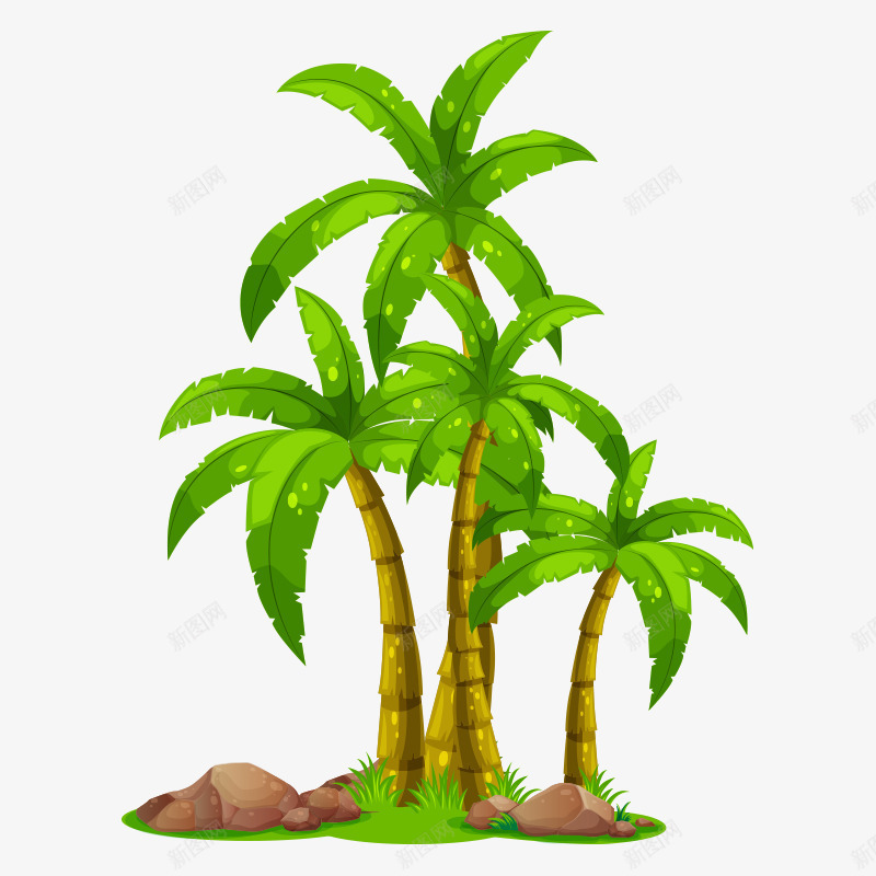 树树木png免抠素材_新图网 https://ixintu.com 四季树 木 树 树木 树林 植物 绿色 绿色植物 花草树