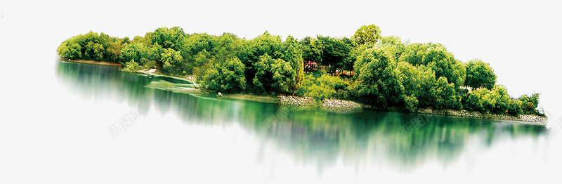 春季美景湖面园林png免抠素材_新图网 https://ixintu.com 园林 春季 湖面 美景