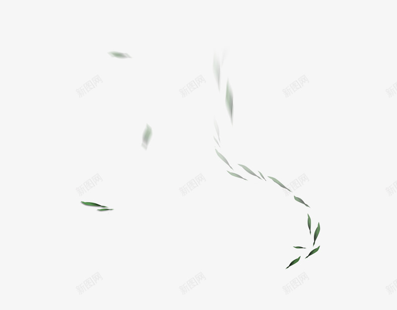 茶叶png免抠素材_新图网 https://ixintu.com 叶子 绿叶 绿色茶叶 茶叶 飘着的茶叶